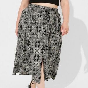 Torrid Paisley Print Maxi Skirt
